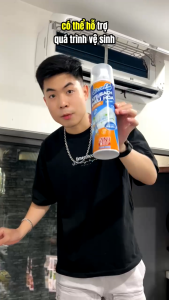 Chai xịt làm sạch điều hòa CleanZ vệ sinh máy lạnh tại nhà khử mùi hiệu quả - Dung tích 500ml