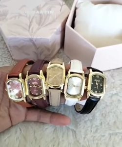 Jam Tangan Wanita Kecil Mini Fashion Sophie Martin Patis Hype Black Baby Brown FREE BOX Eksclusive Elegant Luxury Casual Korean Style Promo Katalog Terbaru 2025 Woman Watch Dzakatoshop COD