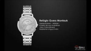 [Promo] Jam Tangan Wanita Guess W0933L1 Montauk Silver Dial Stainless Steel Original Garansi 2 Tahun [✔COD][100% Authentic]