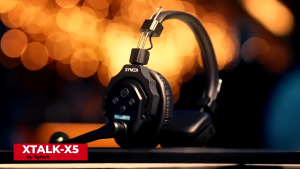 Synco XTalk X5 ชุดหูฟังอินเตอร์คอมไร้สาย 5-Person Full Duplex Wireless Intercom Headset System