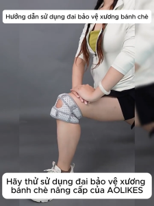 Đai bảo vệ đầu gối cao cấp AOLIKES A-7927 thoáng khí hấp thụ sốc đa năng cho mọi hoạt động