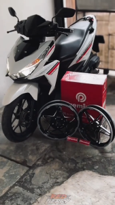 Premium Velg VD-P5 Model Bintang Langit Palang 5 Ukuran 185 215 Ring 14 Mio Sporty Mio Old Mio J Original
