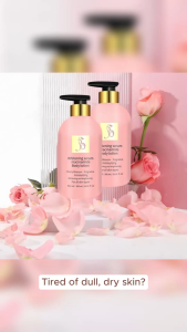 2 Bottle Whitening Essence Sakura Niacinamide Body Lotion Skin Care Moisturizing Nourishing 500ml
