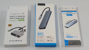 Adapter USB Hub Type-c 6-in-1: Solusi Aksesori Universal