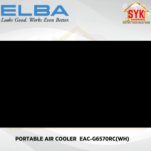 SYK ELBA Portable Air Cooler Air Conditioner With Remote Control Mesin Penyejuk Penulen Udara EAC-G6570RC WH)- 7 Liter
