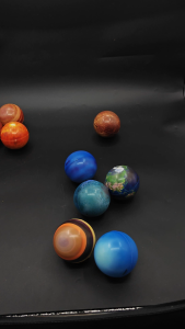 Solar System Tata Surya Bola Planet Set 10 pcs Galaxy Spons Elastis Bouncy ball