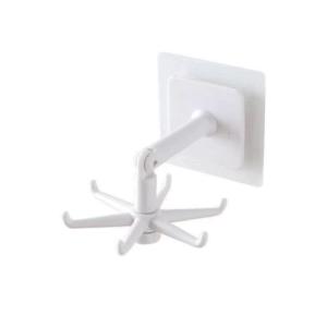 Hook 6 Claw Multi-Functional 360 Rotating Folding Free-Punch Hanger Kitchen Storage Display Stand