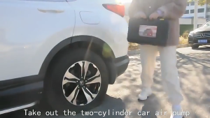 TonyDecor - Máy Bơm Hơi Lốp Đa Năng Cho Ô Tô Và Xe Máy Portable Car Air Compressor Plastic Box