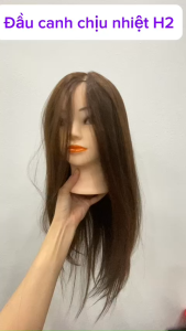 Đầu canh chịu nhiệt học tạo kiểu tóc uốn dập xù là thẳng