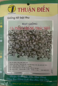 Hạt Giống Cà Pháo Trắng Trái Nhỏ Thuận Điền ( 1gram) - Giống Tốt Bội Thu