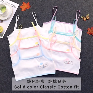 Áo Lót Cho Bé Gái 2 Dây Cotton Cao Cấp Hoạ Tiết Đáng Yêu Áo Bra Học Sinh Mềm Thoáng Co Dãn Tốt DLN68 A154