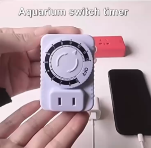 12hours/24hours Electrical Mechanical Time Wall Plug Switch Digital Countdown Timer Charger Socket (White)