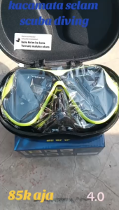COD TELESIN Kotak Kacamata Selam Diving Mask Storage Case Box EVA / Kacamata Alat Selam renang  Anti Kabut Laut Scuba Diving Pria Dewasa anti masuk air tembak ikan asli original terbaik / Kaca mata Snorkeling low volume mask full face set mudah bernafas