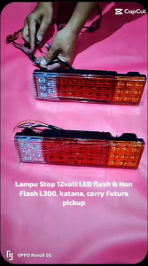 Lampu Stop Lampu Rem Belakang Stop Lamp L300 Katana Carry Futura Pickup 12Volt Led  Flash & Non Flash Harga Sepasang