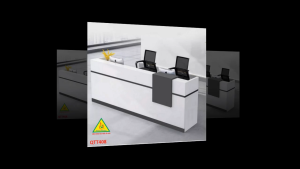 QUẦY LỄ TÂN QUẦY TIẾP TÂN QUẦY TÍNH TIỀN QUẦY THU NGÂN QTT408- Nội thất lắp ráp Viễn Đông Adv