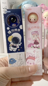 Bayar Di Tempat - Cute Mechanical Eraser / Penghapus Mekanik Untuk Karakter