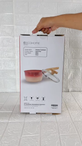 Panci Sauce Pan 16 cm Ecohome Cookware Greblon Ceramic Anti Lengket
