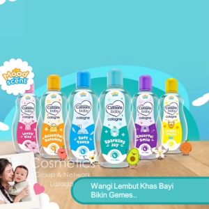 CUSSONS Baby Cologne 100mL Original BPOM Scent Beautiful Sunshine Happy Fresh Soft Touch Lovely Kiss Cheerful Smile Sparkling Joy