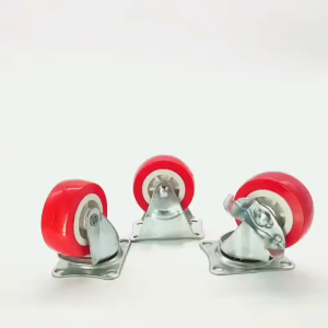 RODA CASTER PVC HIDUP / MATI / REM 50MM RODA LEMARI 2 IN RODA KURSI 2" PUTAR / LURUS / KUNCI 2 INCI MURAH