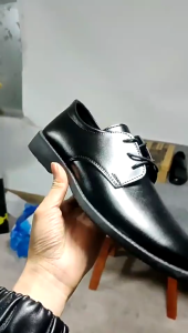 Mens Breathable Leather Shoes Black Soft Leather Soft Bottom Spring And Autumn Best Man Mens Business Formal Wear Casual Shoe