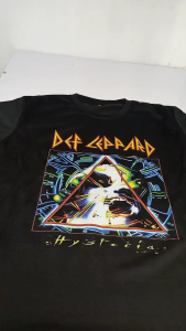 T-shirt Kaos Musik Band Distro Dewasa DEF LEPARD Katun 24s