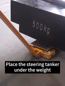 DEKES 6T rubber silent wheel transport trolley cargo transport heavy-duty mobile rollerMachinery Mover Machinery Skate DollyMachinery Moving Skate w/ 360° Rotation Cap and 4 Rollers Heavy Duty Industrial Moving Equipment