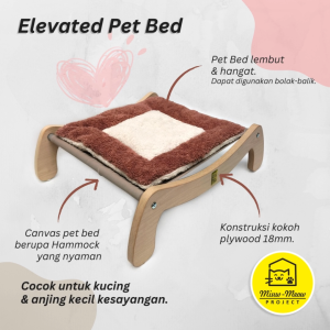Tempat Tidur Kucing dan Anjing Kecil - CAT & DOG BED. Elevated Cat Bed /Dog Bed