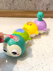 Baby Musical Toy Crawling Caterpillar Toy Educational Light Baby Rolling Toys for 4 years old