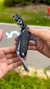 Kunci Shock Sepeda 16 in 1 Model Lipat Paket Komplit Set Alat Servis Service OK