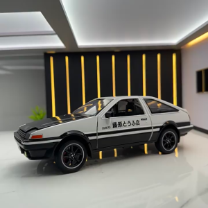 Tomy Tomica Initial D AE86 Childrens toy car with double doors and double lights