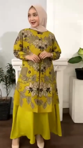 Gamis Batik modern premium gamis terbaru Gamis busui gamis motif dara terbaru