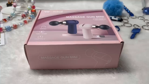 Winland（Garansi 3 tahun/COD）mini Massage gun/ Alat Pijat Elektrik 4in1/Badan Redakan Pegal Otot Badan/6 warna penyesuaian cahaya/Dekomposisi asam laktat2900 putaran per menit