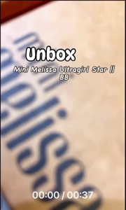 MINI MELISSA ULTRAGIRL STAR II BB ( SIZE 22/23 - 30 ) SEPATU FLAT SHOES ANAK