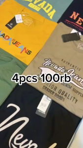 PROMO Kaos Kekinian 2024: Paket 4pcs Hanya 109rb