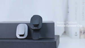 Baseus Car Sunglasses Holder Sun Visor Glasses Clip Auto Interior Organizer Car Accessories Glasses Storage Clip Eyeglass Holder