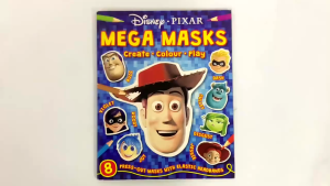 Disney Pixar Mega Masks Activity Book For Kids With Press Out Masks