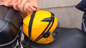 Motorcycle Helmet Rope Elastic Rope 60cm Luggage Rope Net Retractable Cargo Rope Helmet Strap Rubber