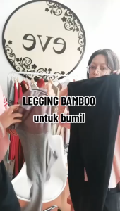 Eve Maternity Legging Hamil Premium Maternity Pants Bamboo LG050 LG051
