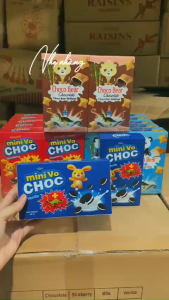 Bánh quy mini Vo có nhân hiệu Vfoods 28g36g-tặng đồ chơi khủng long mini