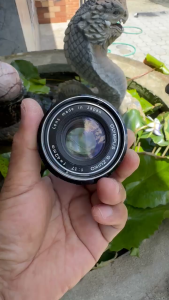 OLYMPUS G.ZUIKO 42MM.F1.7 MODIFIED M39 MOUNT