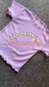 ByKiddos - Atasan Kaos Anak Perempuan Lengan Pendek Lokal / T-Shirt Gaya Casual / Kaos Anak