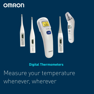 Omron Digital Thermometer Pencil Type or Baby and Body Temperature MC-341
