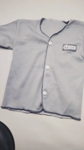 Baju Anak Bayi 1 Pcs Warna Abu-abu Polos Merek Elvira