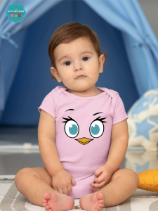 Baby Character Onesies with Name Back Print - AB Stella