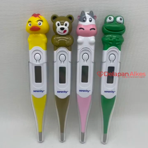 Serenity Termometer Karakter Digital Flexy Ujung Fleksible Lentur Thermometer Termo Bentuk Binatang