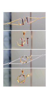 HABIB TULUS | Diamond Bracelet in 375/9K Yellow and White Gold (Alphabet) DESIGN CODE