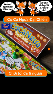 Cờ Cá Ngựa Đại Chiến 1 Có Nam Châm Boardgame chiến thuật phiêu lưu thế giới động vật mới lạ hấp dẫn