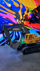 Mainan Mobil Remot Kontrol RC Excavator Beko Super Strong Premium LED Batre Cas