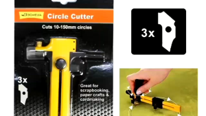 【COD】1Piece Rotary Compass Circle Cutter Double-stage Adjustable Paper Cardboard Rubber Vinyl Leather Art Craft Tool