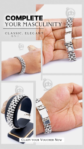 Gelang Pria Perak 925 Sterling Silver Olexandro